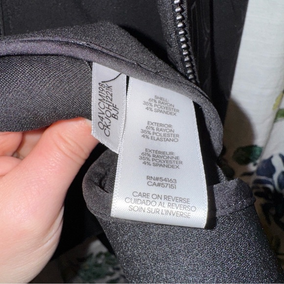 Calvin Klein Woman’s All Over Logo Black Jacket - Picture 5 of 7